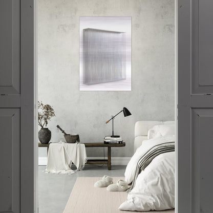 VIBRATION BLANCHE 1995 - Jesus Rafael Soto Brushed Aluminum Print - 70x100 cm / 28x40 inches | Jesus Rafael Soto Aluminum Print | Jesus Rafael Soto Prints