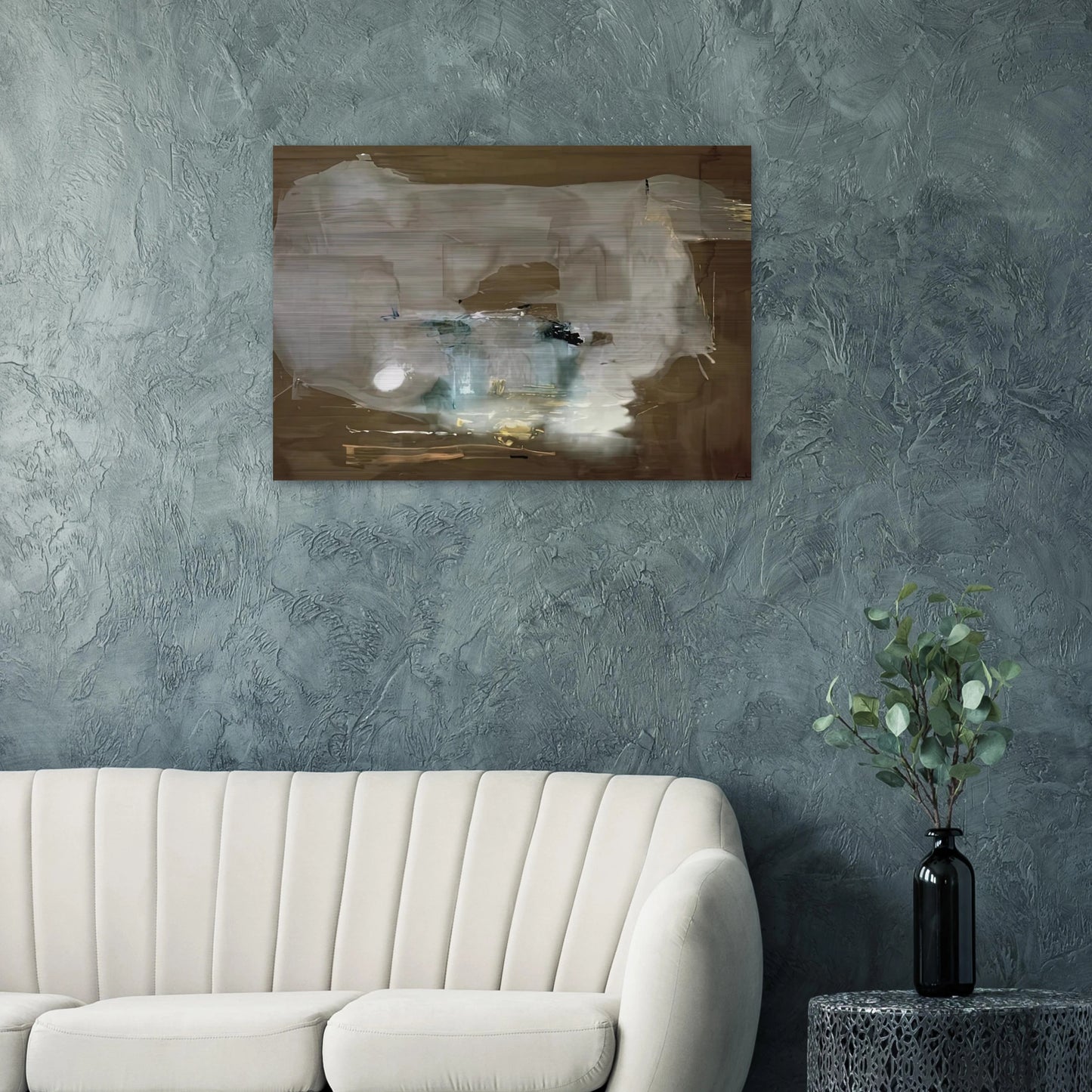 M, 1977- - Helen Frankenthaler Brushed Aluminum Print - 70x100 cm / 28x40 inches | Helen Frankenthaler Aluminum Print | Helen Frankenthaler Prints