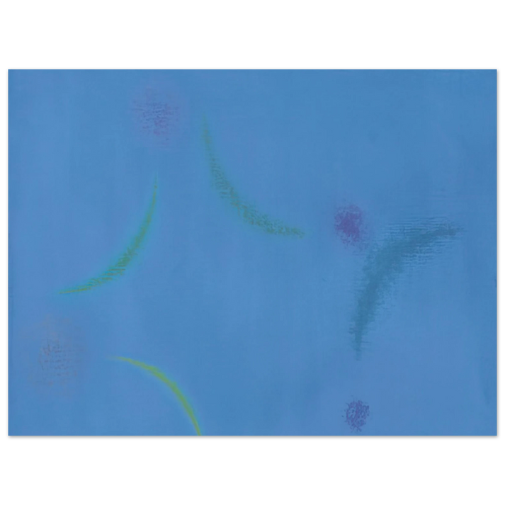 Max Bill - Energien im Blau - 1949  75x100 cm / 30x40inches Fine Art Poster