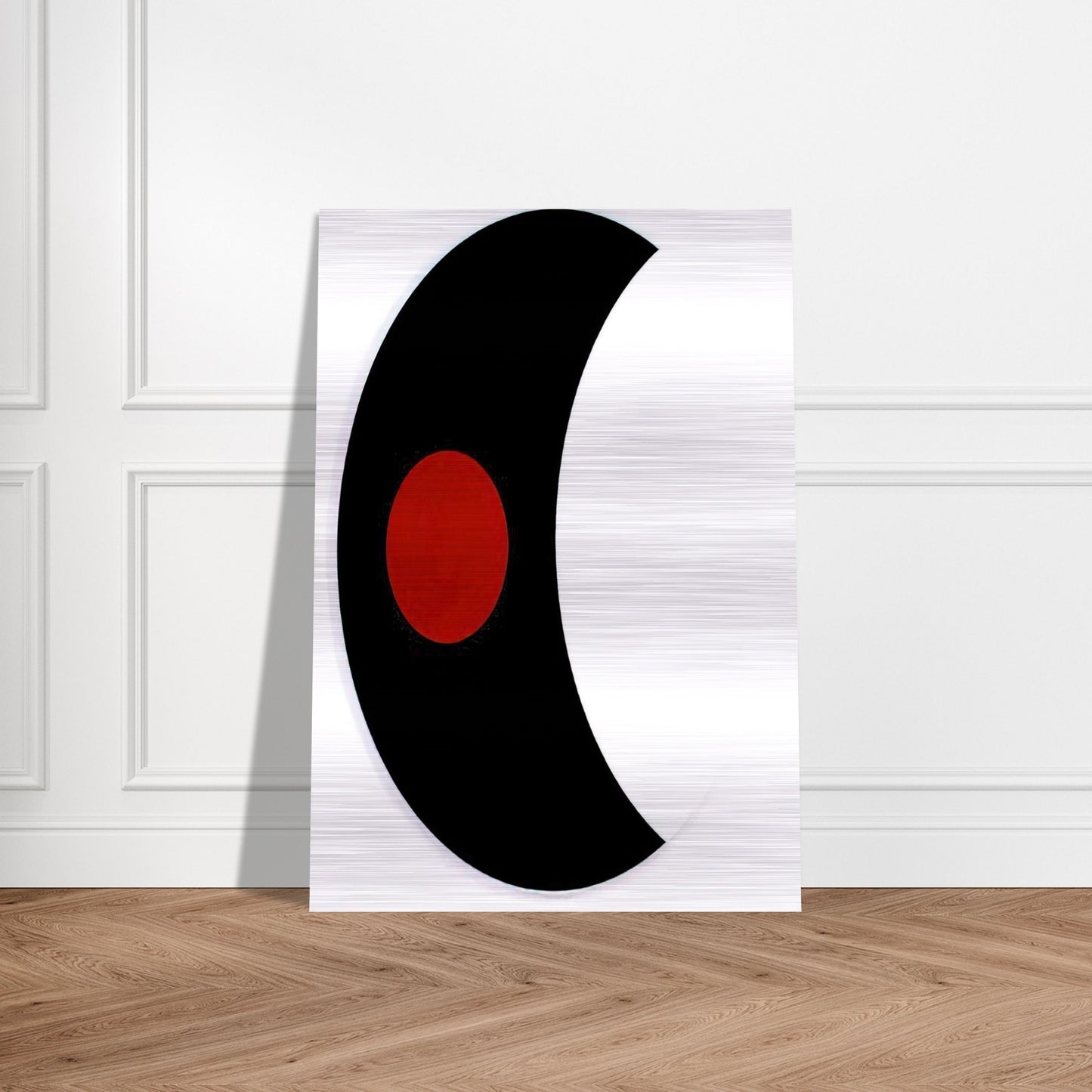 Omicron V - 1961 - Alexander Liberman Brushed Aluminum Print - 70x100 cm / 28x40 inches | Alexander Liberman Aluminum Print | Alexander Liberman Prints