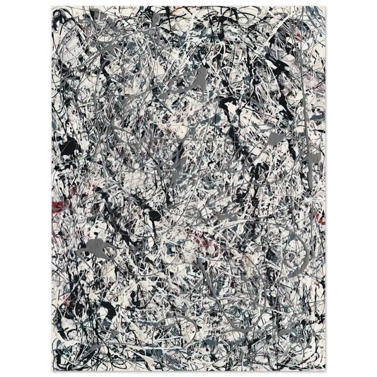Jackson Pollock - NUMBER 19 1948  75x100 cm / 30x40inches Fine Art Poster