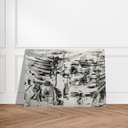 Composition - 1955 - Maria Helena Vieira da Silva Acrylic Print - 70x100 cm / 28x40″ inches