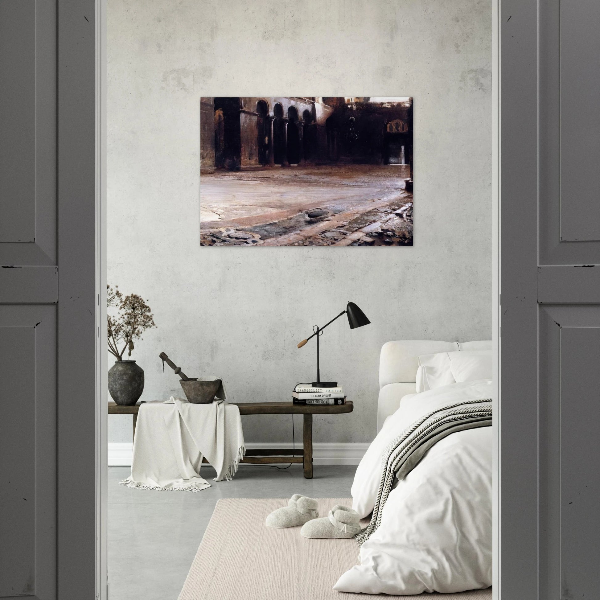 Pavement of St. Mark's - John Singer Sargent Brushed Aluminum Print - 70x100 cm / 28x40 inches | John Singer Sargent Aluminum Print | John Singer Sargent Prints