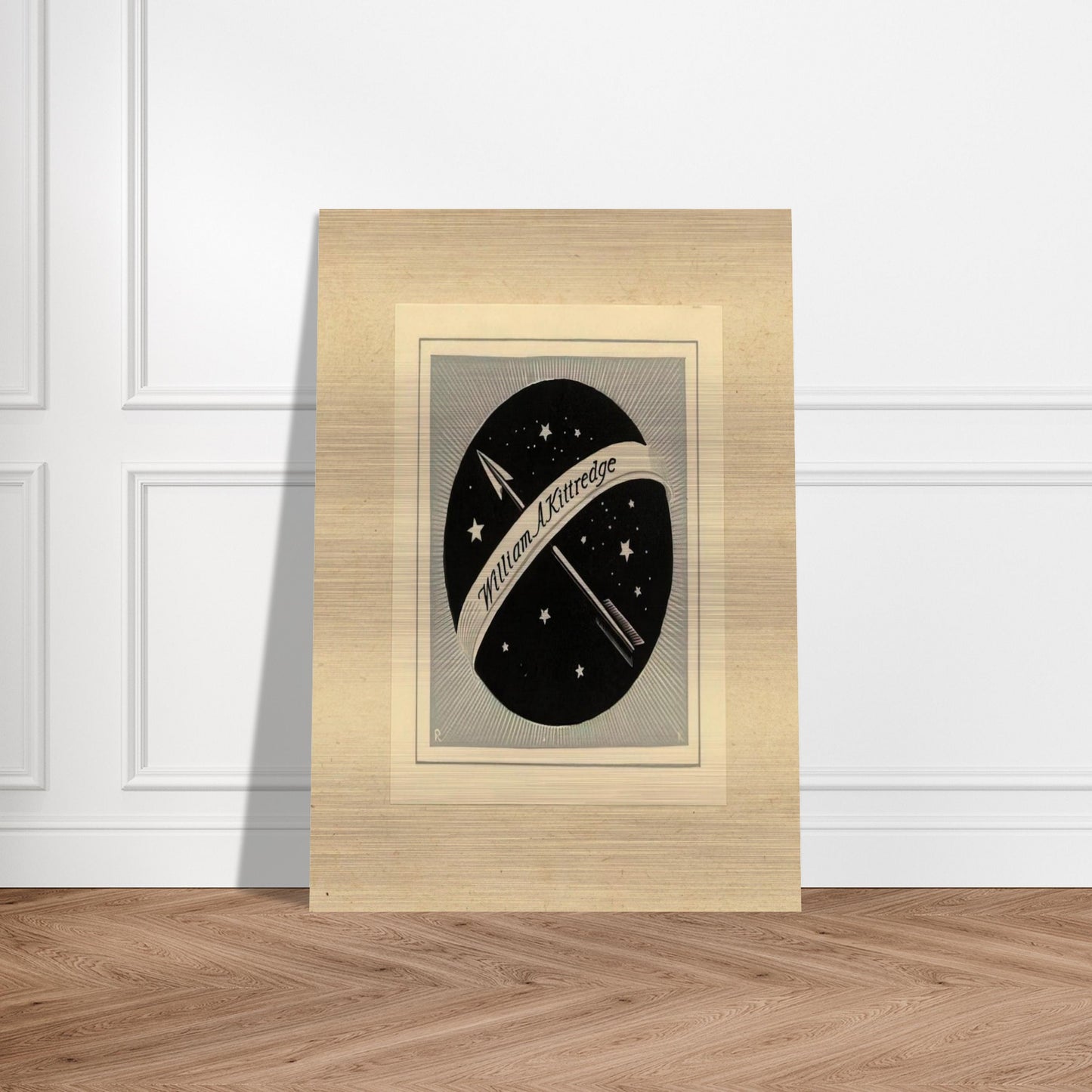 Illustration to William A. Kittredge - Rockwell Kent Brushed Aluminum Print - 70x100 cm / 28x40 inches | Rockwell Kent Aluminum Print | Rockwell Kent Prints