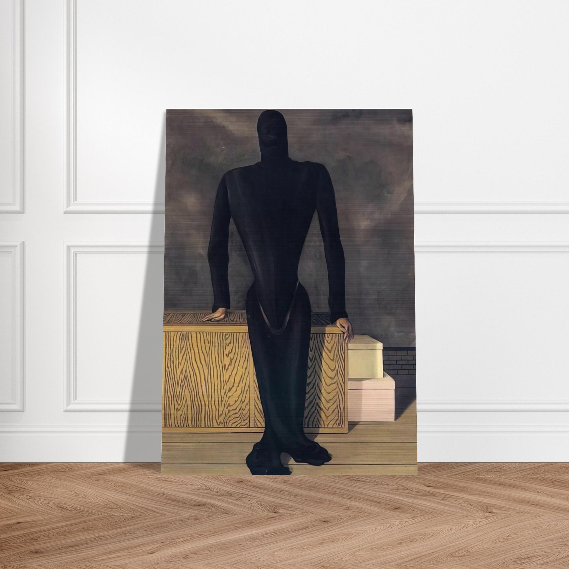 THE FEMALE THIEF 1927 - Rene Magritte Brushed Aluminum Print - 70x100 cm / 28x40 inches | Rene Magritte Aluminum Print | Rene Magritte Prints