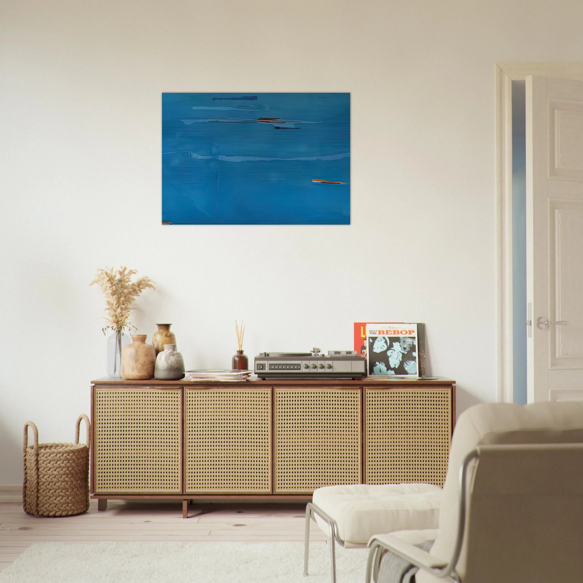 Ocean Drive West #1, 1974- - Helen Frankenthaler Brushed Aluminum Print - 70x100 cm / 28x40 inches | Helen Frankenthaler Aluminum Print | Helen Frankenthaler Prints