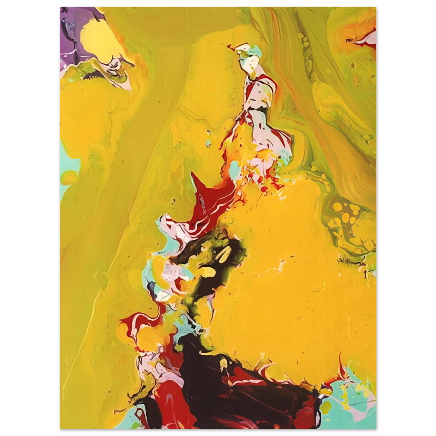 Sam Francis - Untitled  SFP86-165   75x100 cm / 30x40inches Fine Art Poster