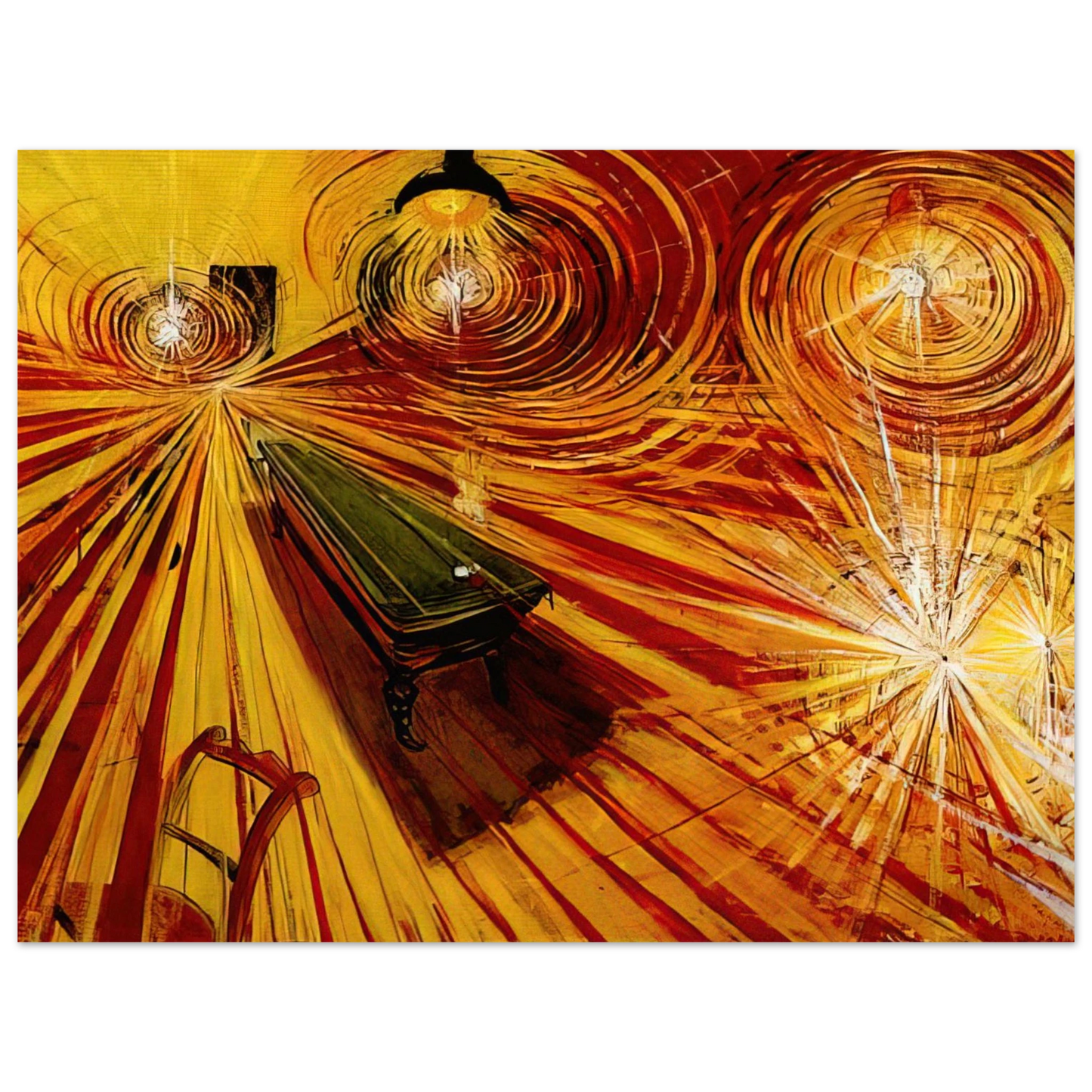 Brett Whiteley - Night Cafe - 1972  75x100 cm / 30x40inches Fine Art Poster
