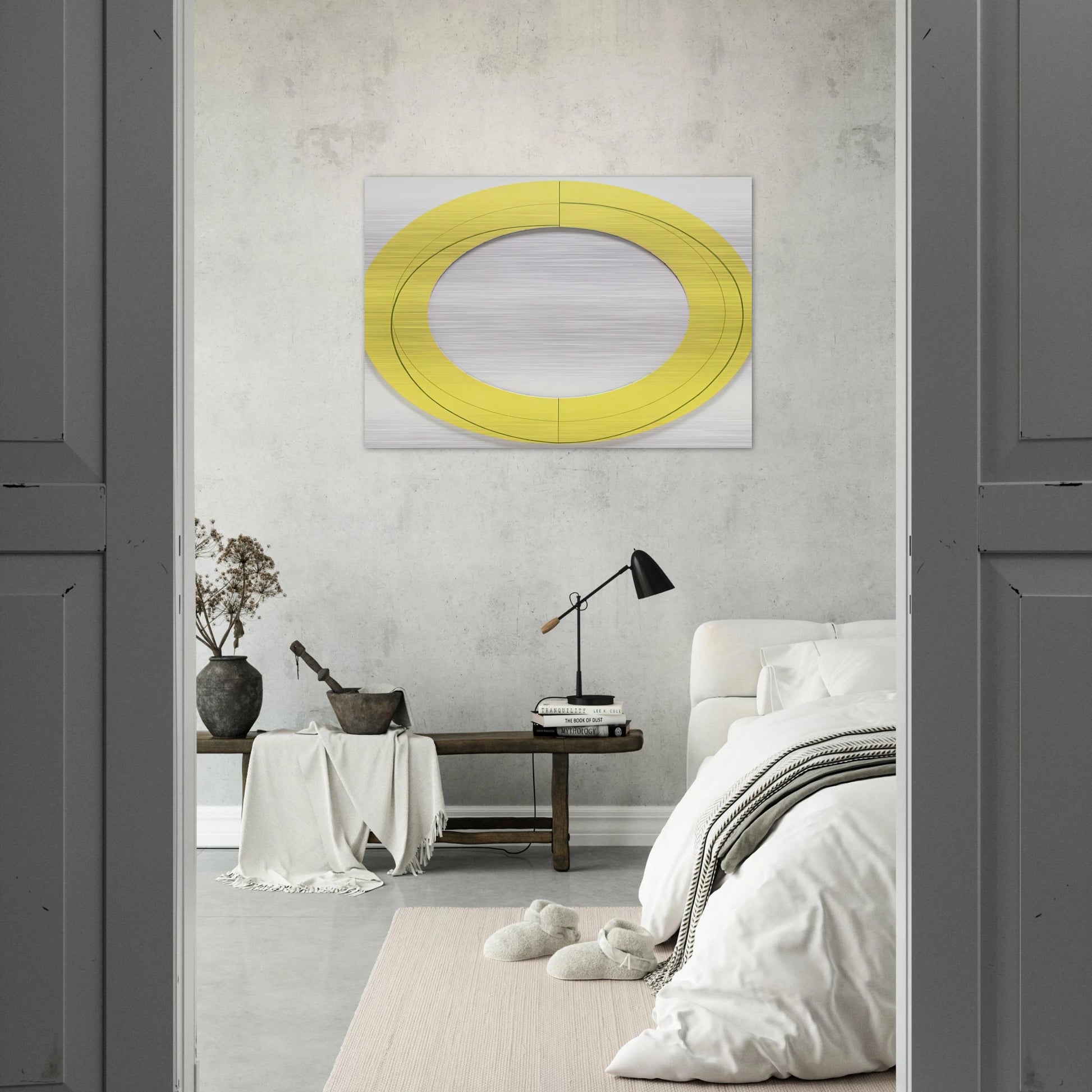 RING IMAGE M 2010 - Robert Mangold Brushed Aluminum Print - 70x100 cm / 28x40 inches | Robert Mangold Aluminum Print | Robert Mangold Prints