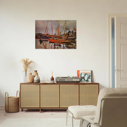 THE PORT OF LE HAVRE 1906 - Raoul Dufy Brushed Aluminum Print - 70x100 cm / 28x40 inches | Raoul Dufy Aluminum Print | Raoul Dufy Prints
