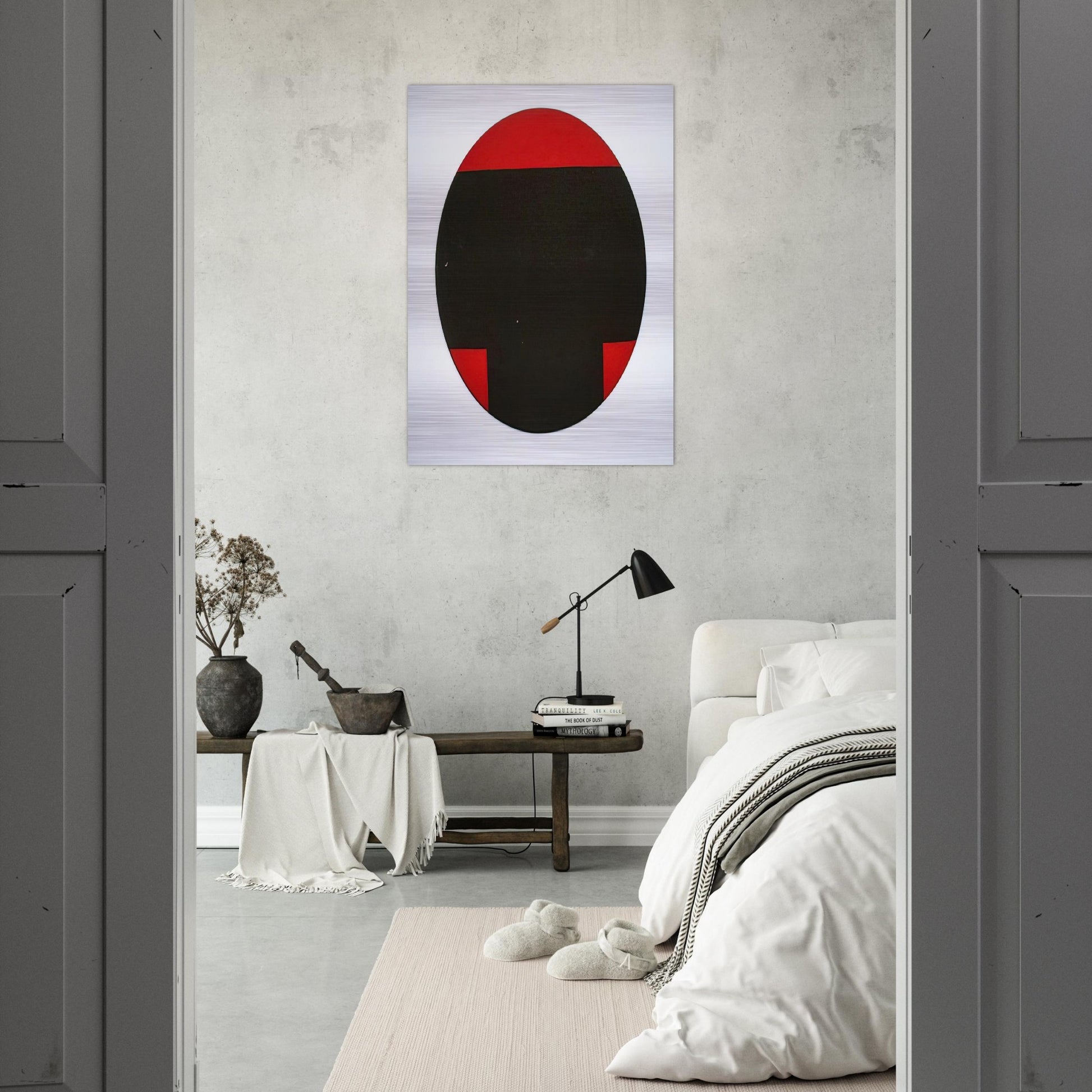 Big T - Hard Edge Painting - Leon Polk Smith Brushed Aluminum Print - 70x100 cm / 28x40 inches | Leon Polk Smith Aluminum Print | Leon Polk Smith Prints