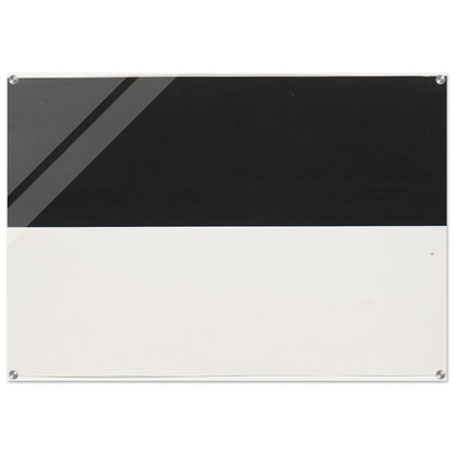 Black and White from the series Line Form Color - Ellsworth Kelly Acrylic Print - 70x100 cm / 28x40″ inches