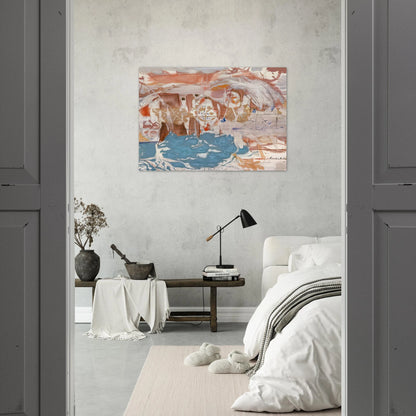 Dawn After the Storm, 1957- - Helen Frankenthaler Brushed Aluminum Print - 70x100 cm / 28x40 inches | Helen Frankenthaler Aluminum Print | Helen Frankenthaler Prints