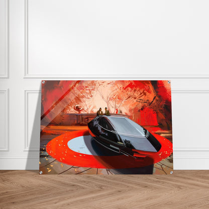 Syd Mead - Syd Mead Acrylic Print - 70x100 cm / 28x40″ inches