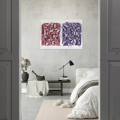 Tabula - 1981 - Simon Hantai Brushed Aluminum Print - 70x100 cm / 28x40 inches | Simon Hantai Aluminum Print | Simon Hantai Prints