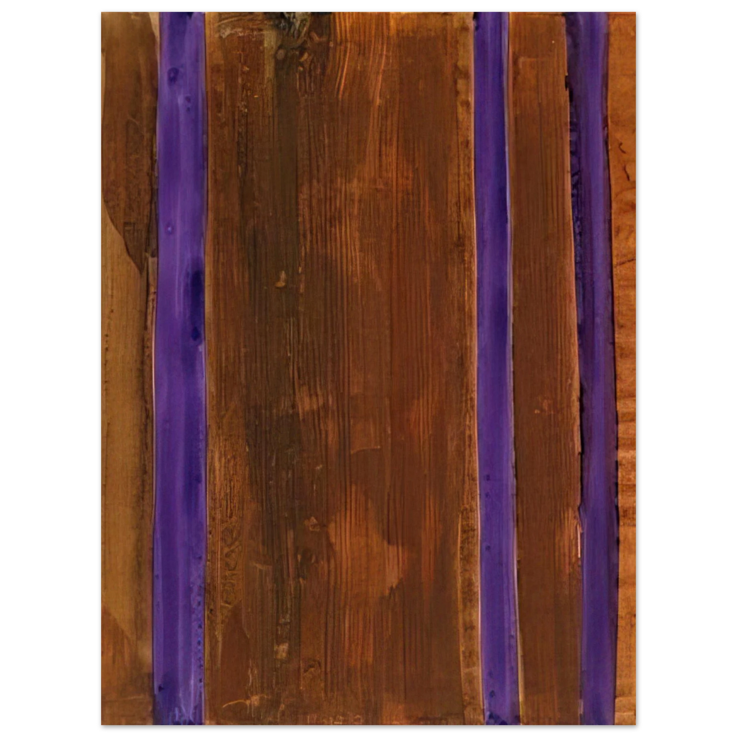 Gunther Forg - Untitled brownviolet - 2001  75x100 cm / 30x40inches Fine Art Poster