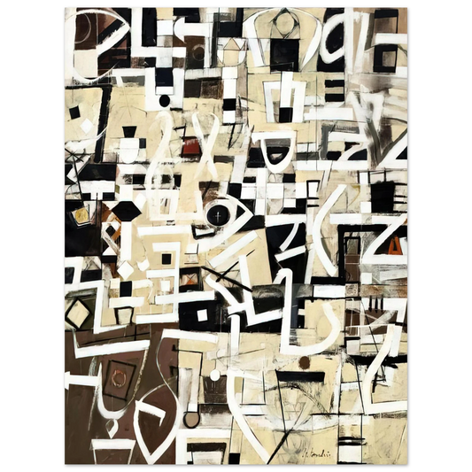 Bradley Walker Tomlin - Number 20 - 1949  75x100 cm / 30x40inches Fine Art Poster