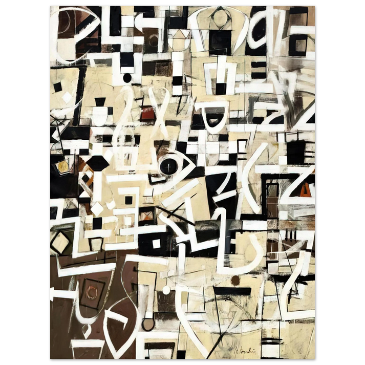 Bradley Walker Tomlin - Number 20 - 1949  75x100 cm / 30x40inches Fine Art Poster