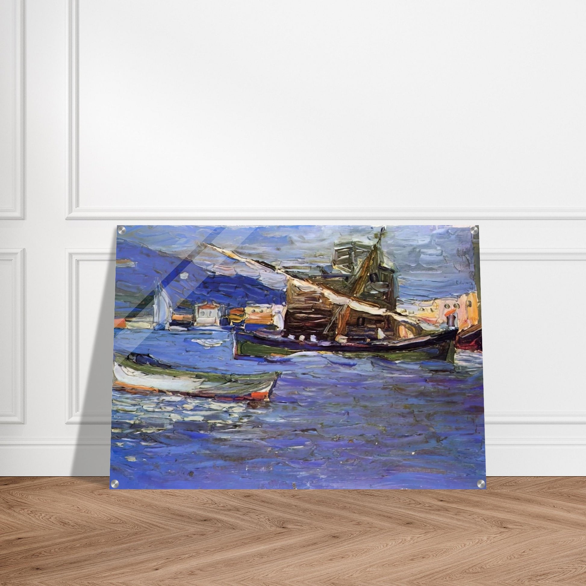 RAPALLO GRAUER DAY 1905 - Wassily Kandinsky Acrylic Print - 70x100 cm / 28x40″ inches