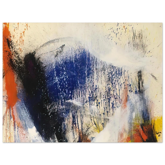 Norman Bluhm - Untitled - 1960  75x100 cm / 30x40inches Fine Art Poster