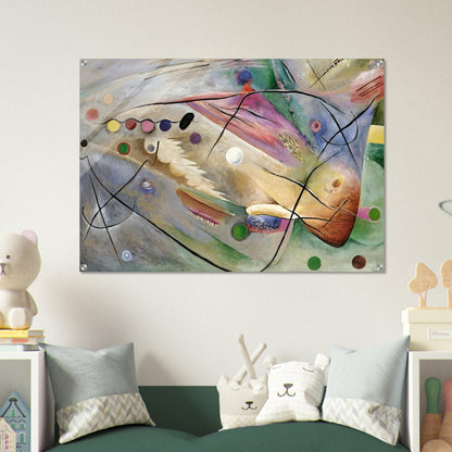 LINES 1922 - Rudolf Bauer Acrylic Print - 70x100 cm / 28x40″ inches