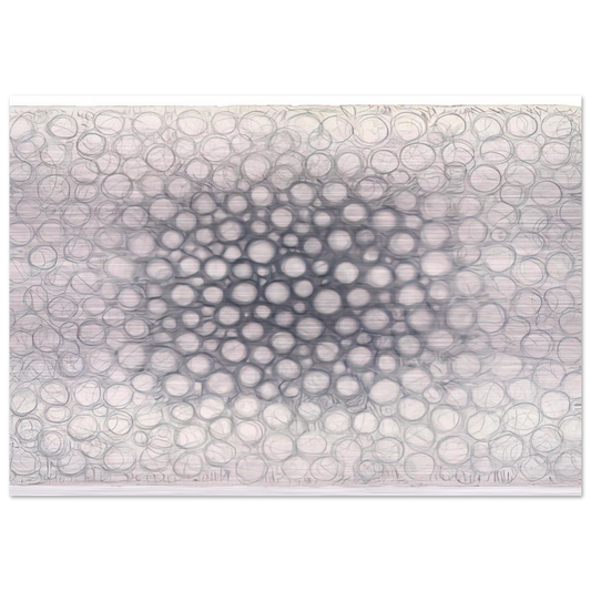 Light Gathers to the Question of No - Richard Pousette-Dart Brushed Aluminum Print - 70x100 cm / 28x40 inches | Richard Pousette-Dart Aluminum Print | Richard Pousette-Dart Prints