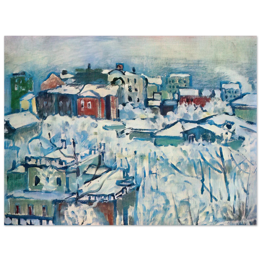 Wassily Kandinsky - MOSCOW SMOLENSKY BOULEVARD STUDY 1916  75x100 cm / 30x40inches Fine Art Poster