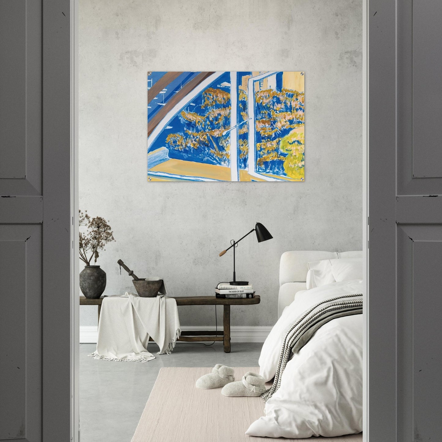 The Window, Lavender Bay - 1980 - Brett Whiteley Acrylic Print - 70x100 cm / 28x40″ inches