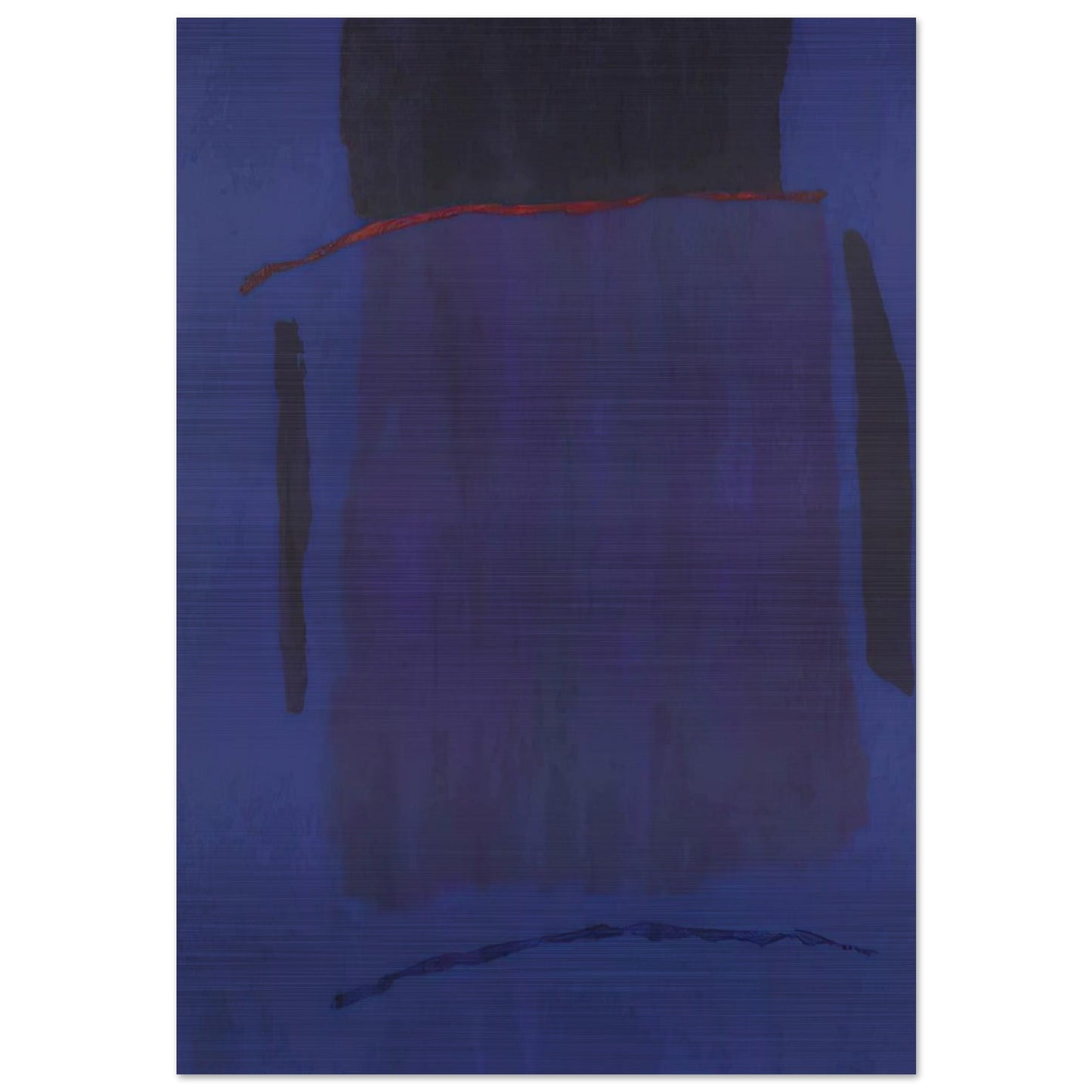 Infinity Field, Lefkada Series #3 - 1979 - Theodoros Stamos Brushed Aluminum Print - 70x100 cm / 28x40 inches | Theodoros Stamos Aluminum Print | Theodoros Stamos Prints