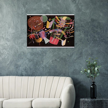 COMPOSITION X 1939 - Wassily Kandinsky Brushed Aluminum Print - 70x100 cm / 28x40 inches | Wassily Kandinsky Aluminum Print | Wassily Kandinsky Prints