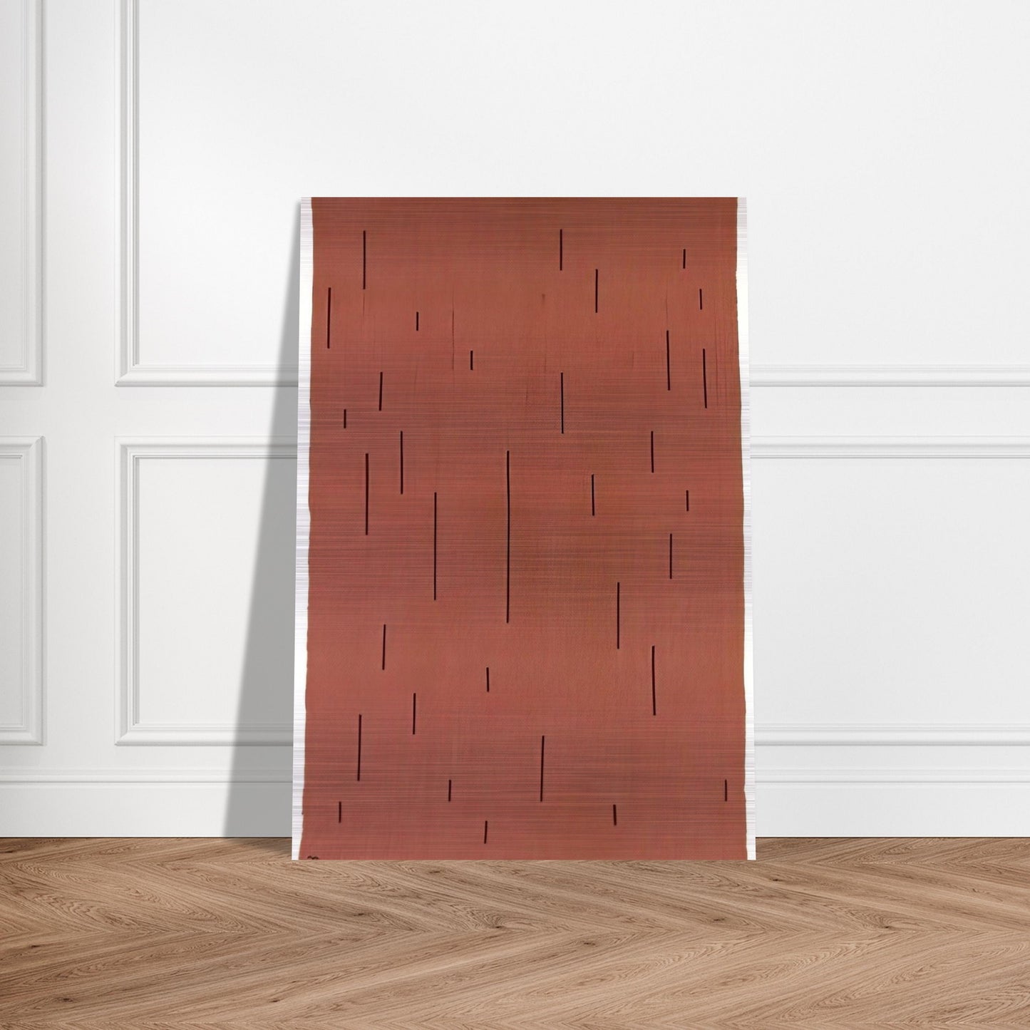 WITH VERTICALS 1946 - Anni Albers Brushed Aluminum Print - 70x100 cm / 28x40 inches | Anni Albers Aluminum Print | Anni Albers Prints