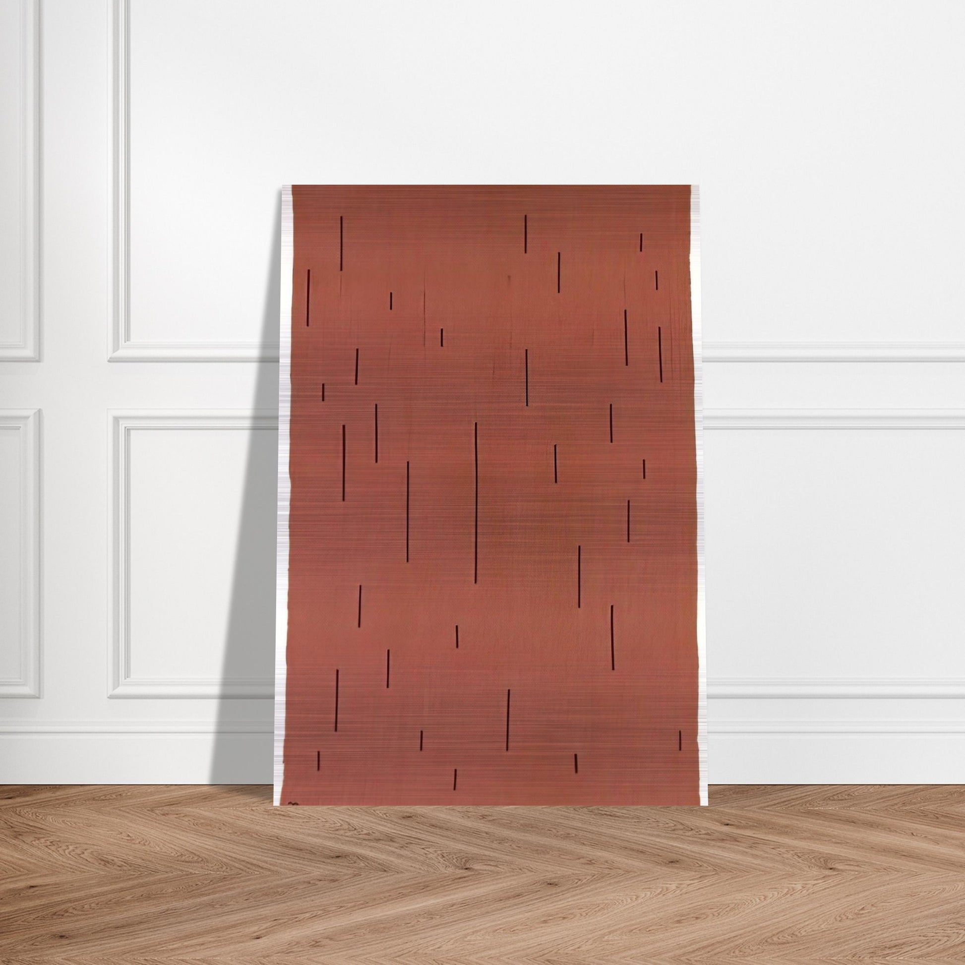 WITH VERTICALS 1946 - Anni Albers Brushed Aluminum Print - 70x100 cm / 28x40 inches | Anni Albers Aluminum Print | Anni Albers Prints