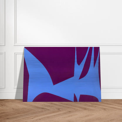 Magical Space Forms - 1951 - Lorser Feitelson Brushed Aluminum Print - 70x100 cm / 28x40 inches | Lorser Feitelson Aluminum Print | Lorser Feitelson Prints
