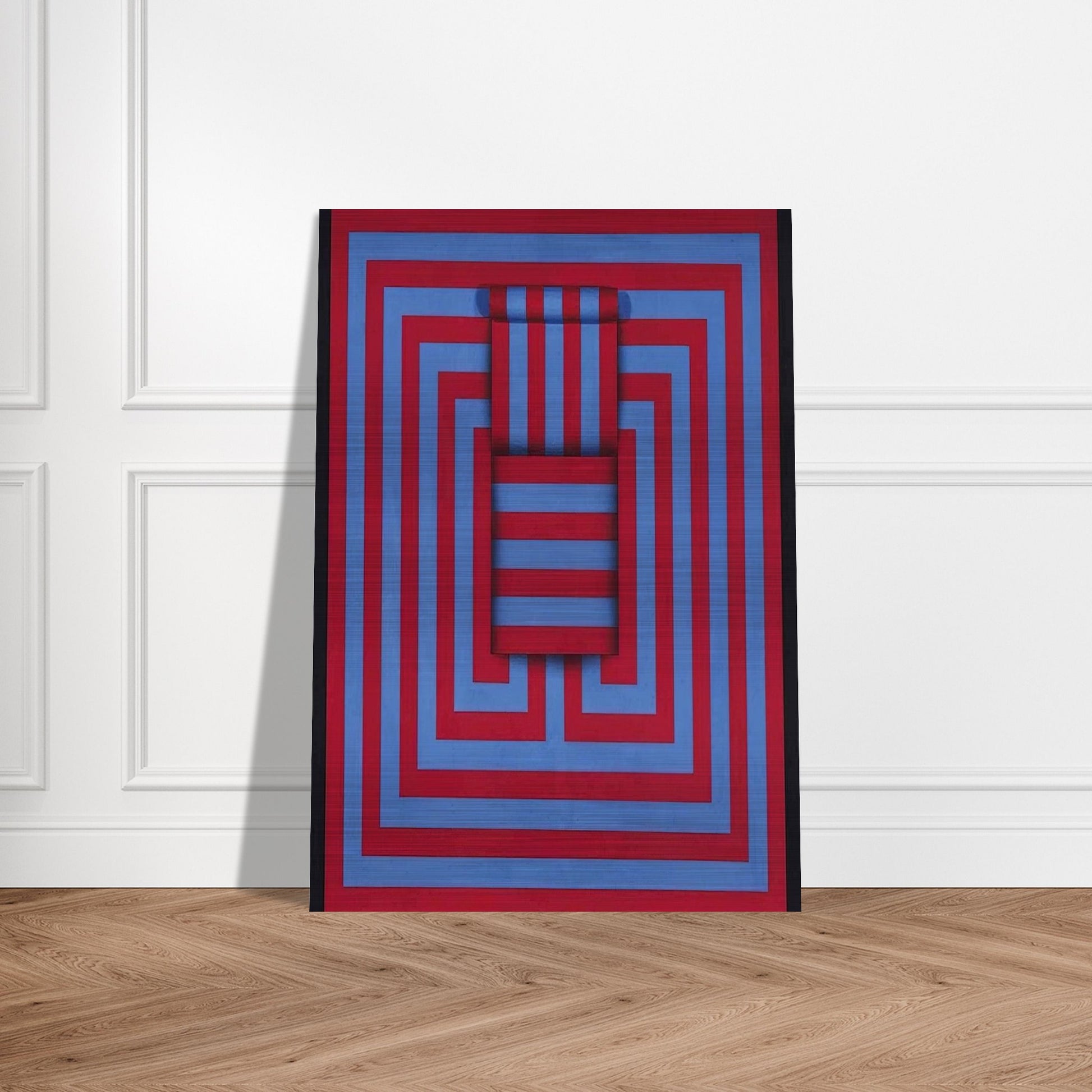 Witoto - 1970 - Omar Rayo Brushed Aluminum Print - 70x100 cm / 28x40 inches | Omar Rayo Aluminum Print | Omar Rayo Prints