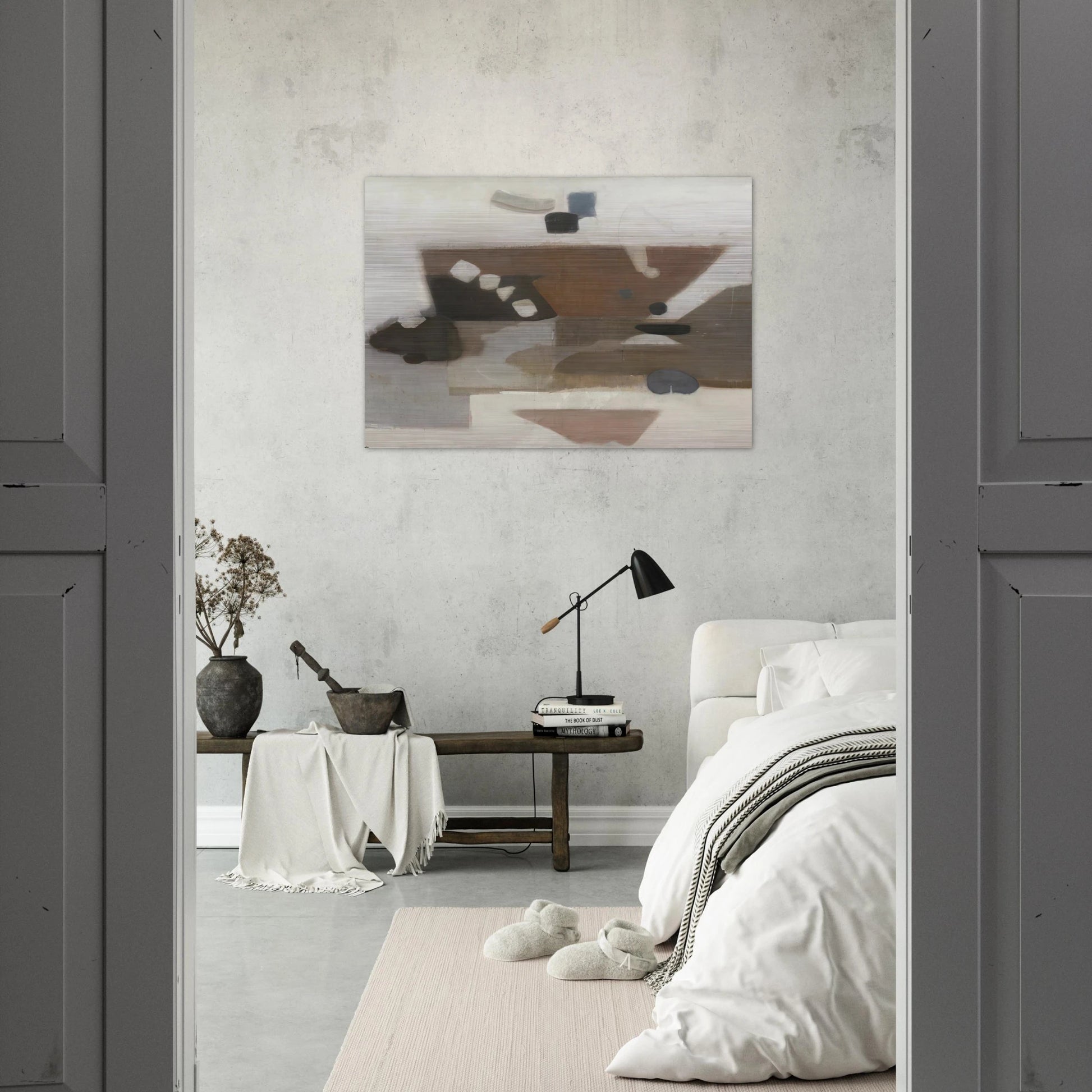 Decision - 1956 - Kenzo Okada Brushed Aluminum Print - 70x100 cm / 28x40 inches | Kenzo Okada Aluminum Print | Kenzo Okada Prints