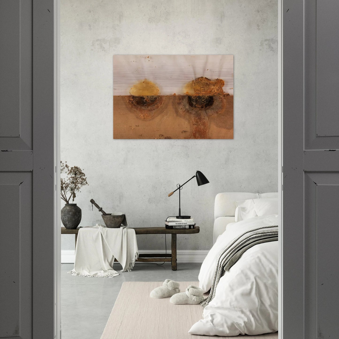Small Landscape - 1968 - Dieter Roth Brushed Aluminum Print - 70x100 cm / 28x40 inches | Dieter Roth Aluminum Print | Dieter Roth Prints
