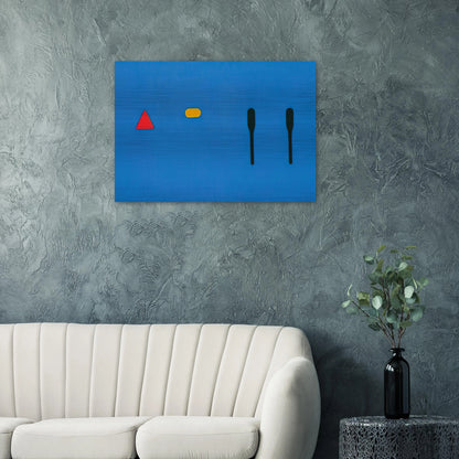 Untitled - 1968 - Ron Gorchov Brushed Aluminum Print - 70x100 cm / 28x40 inches | Ron Gorchov Aluminum Print | Ron Gorchov Prints