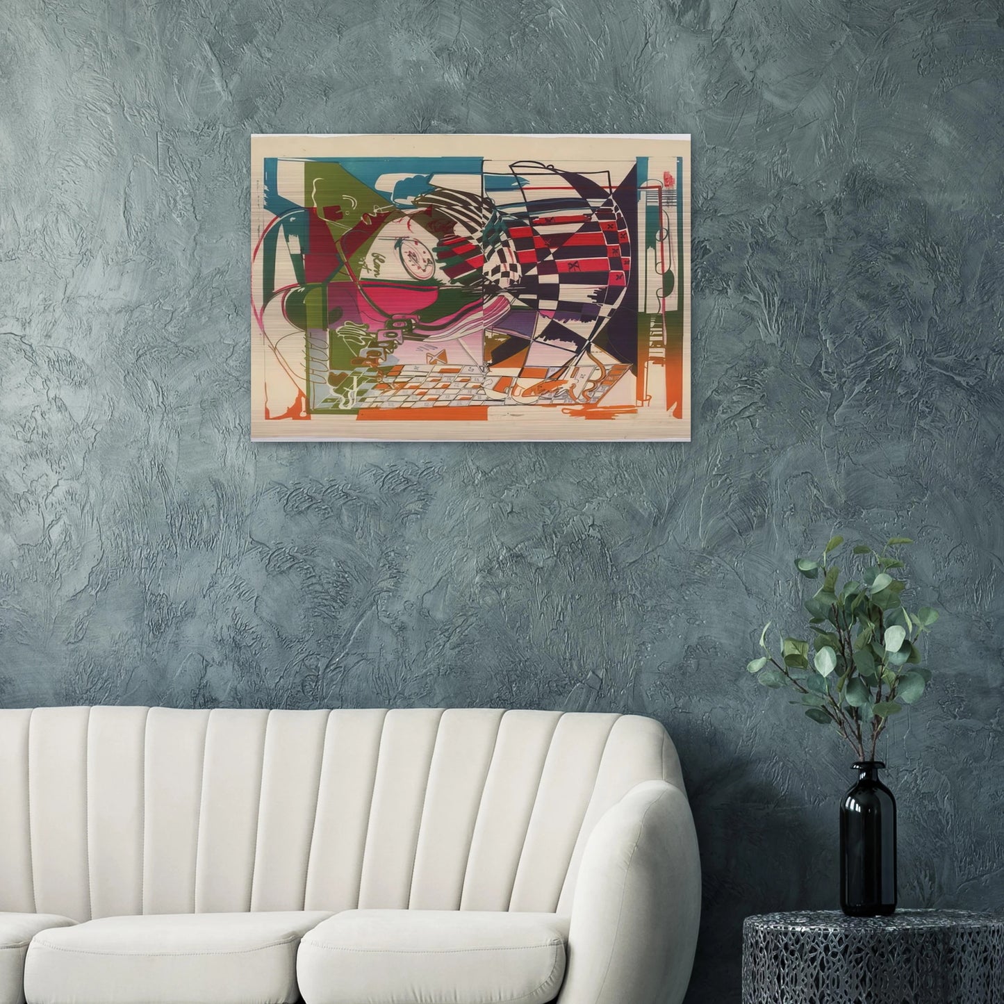 Double Somersault - 1972 - Dieter Roth Brushed Aluminum Print - 70x100 cm / 28x40 inches | Dieter Roth Aluminum Print | Dieter Roth Prints