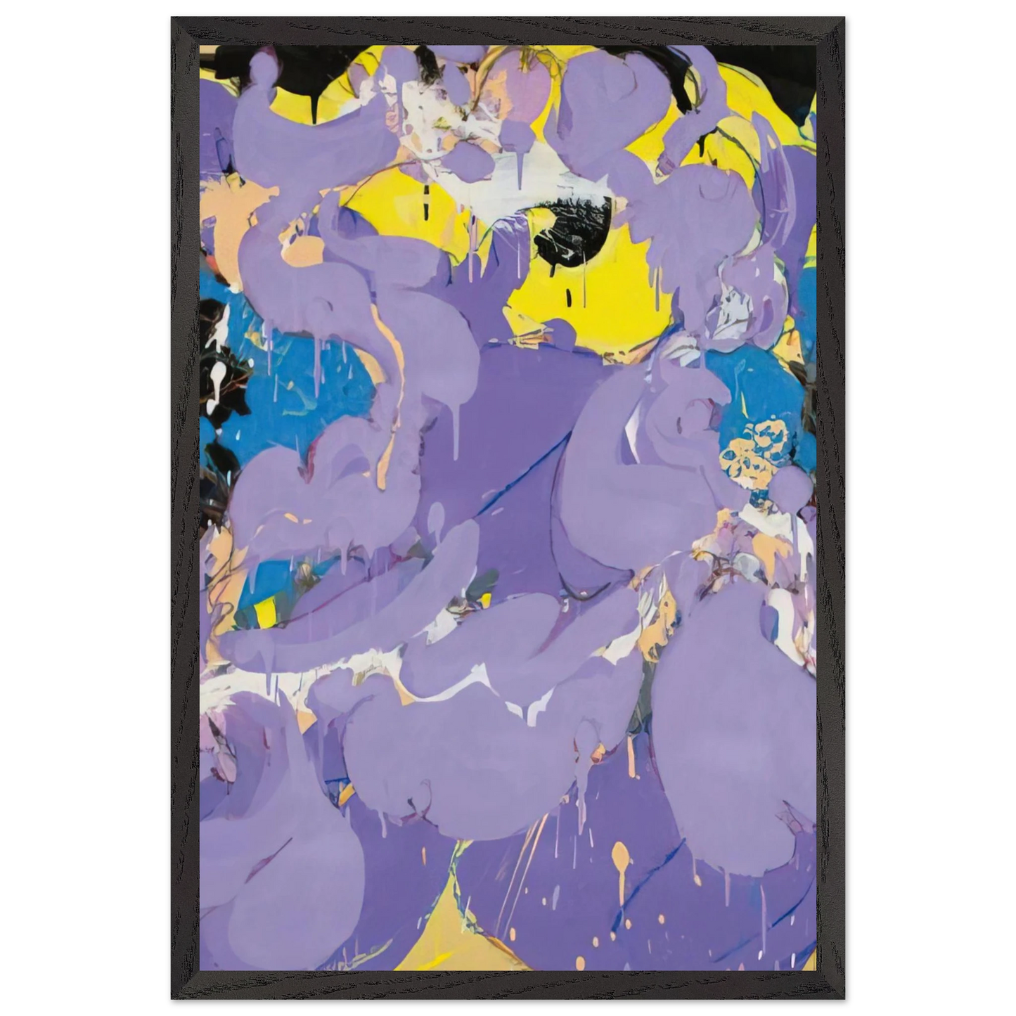 Helen Frankenthaler - Untitled - 1978 Wall art - 28x43  cm / XL (11x17 inches) - Fine Art Poster-canvas - -