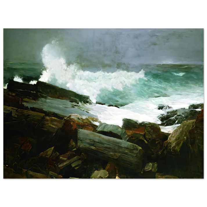 Winslow Homer - WEATHERBEATEN 1894  75x100 cm / 30x40inches Fine Art Poster