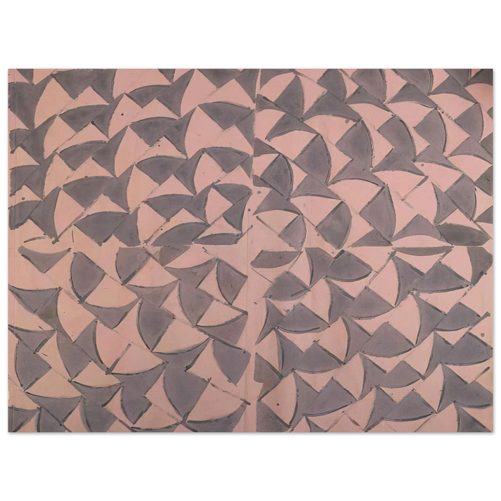 Carla Accardi - Rosa grigio grande - 1973  75x100 cm / 30x40inches Fine Art Poster