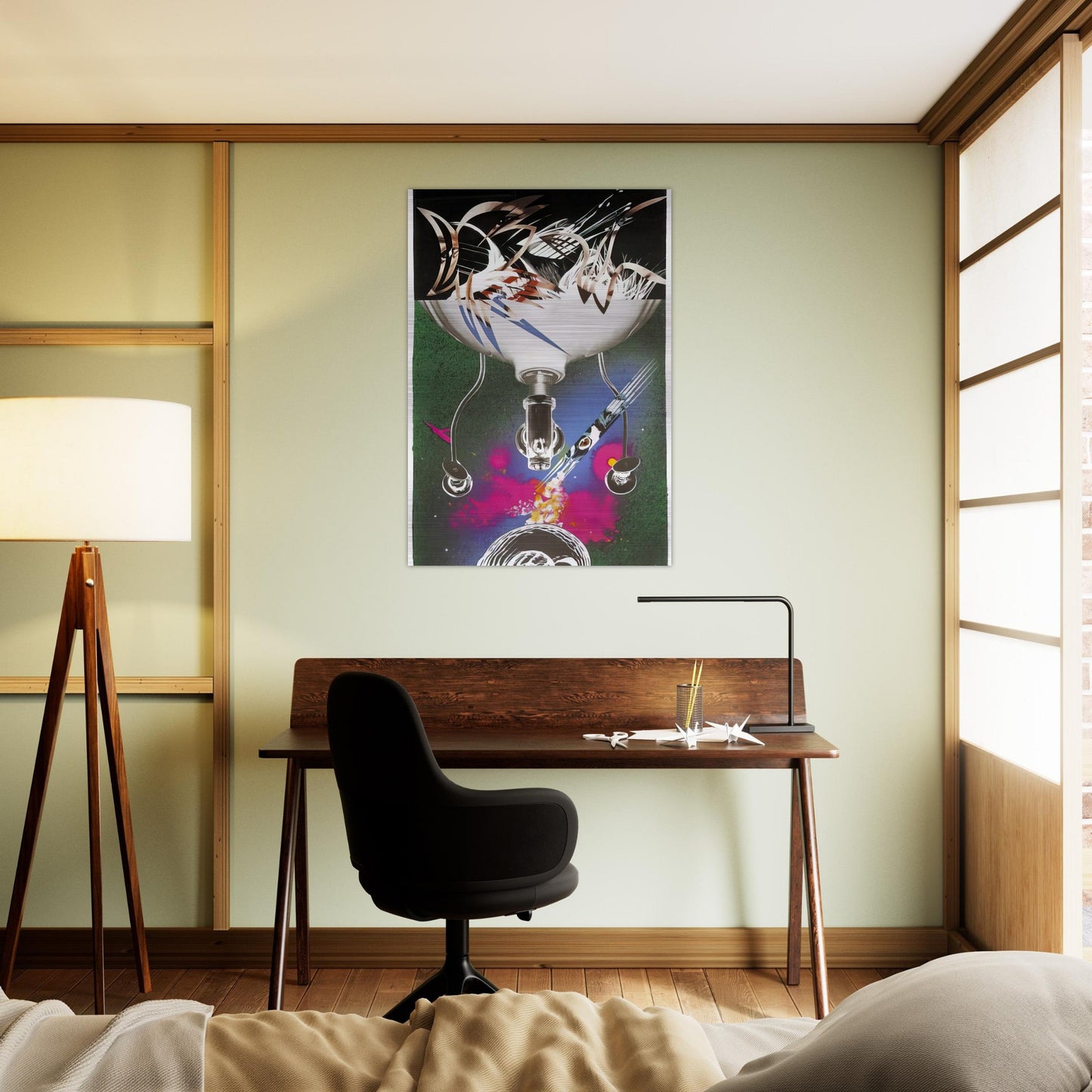 Where the Water Goes - James Rosenquist Brushed Aluminum Print - 70x100 cm / 28x40 inches | James Rosenquist Aluminum Print | James Rosenquist Prints