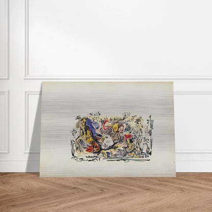 UNTITLED - Jackson Pollock Brushed Aluminum Print - 70x100 cm / 28x40 inches | Jackson Pollock Aluminum Print | Jackson Pollock Prints