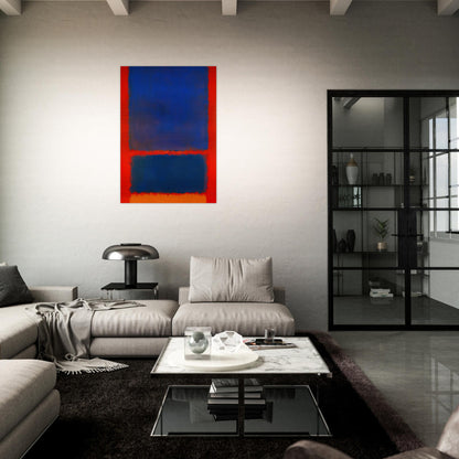 Blue, Orange, Red - 1961 - Mark Rothko Brushed Aluminum Print - 70x100 cm / 28x40 inches | Mark Rothko Aluminum Print | Mark Rothko Prints