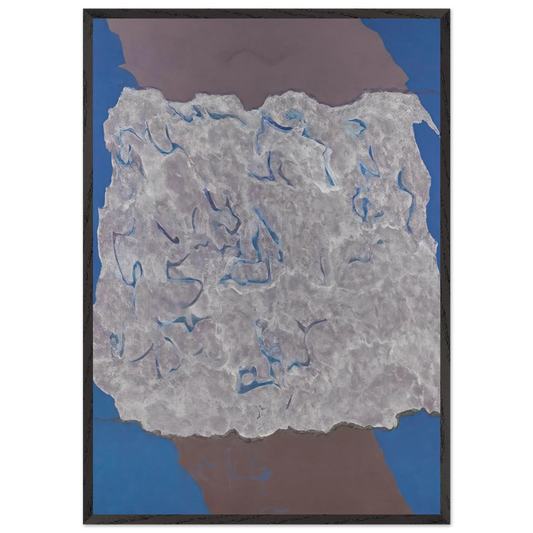 Wall artInfinity Field Jerusalem Series - 1983 - Theodoros Stamos 70x100 cm / 28x40 inches Framed Art Print – Black Wooden Frame