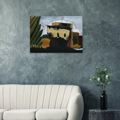 Tanks - 1938 - Arthur Dove Brushed Aluminum Print - 70x100 cm / 28x40 inches | Arthur Dove Aluminum Print | Arthur Dove Prints