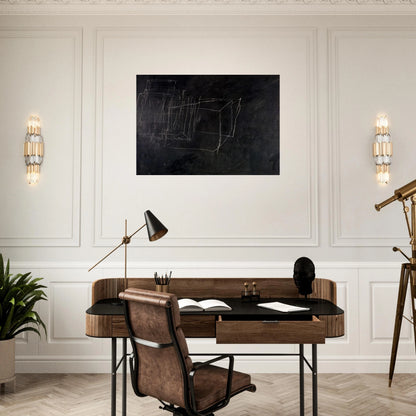 Night Watch - Cy Twombly Brushed Aluminum Print - 70x100 cm / 28x40 inches | Cy Twombly Aluminum Print | Cy Twombly Prints