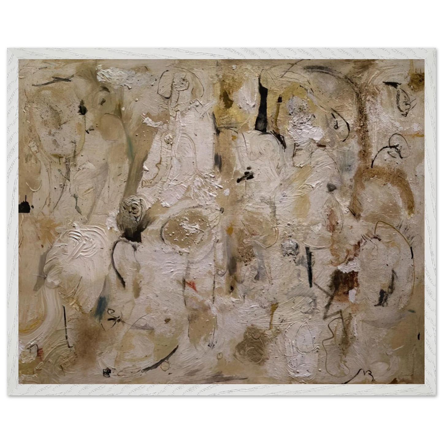 Helen Frankenthaler - Painted on 21st Street - 1951 Wall art - A3 (29.7 x 42  cm) - Fine Art Poster-canvas - -