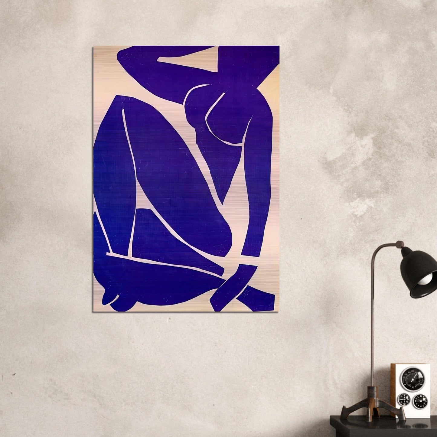 BLUE NUDE III 1952 - Henri Matisse Brushed Aluminum Print - 70x100 cm / 28x40 inches | Henri Matisse Aluminum Print | Henri Matisse Prints