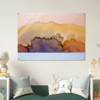 House by the Ocean - 1978 - Ronnie Landfield Acrylic Print - 70x100 cm / 28x40″ inches